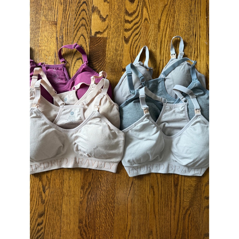 Kindred Bravely Sublime Nursing Bra Bundle Lot of 6 Multicolor Size Medium